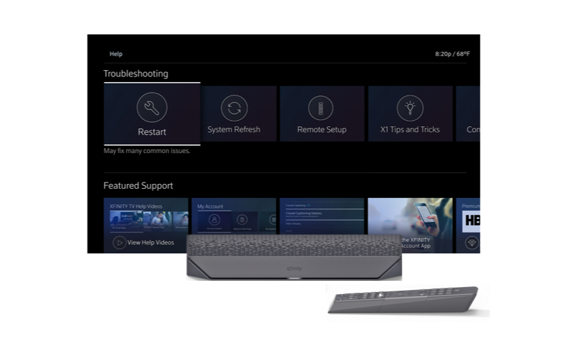 TV Displaying X1 Help